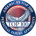 Top 100 personal injury attorneys award badge