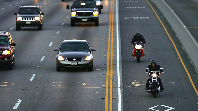 Motorcycle Riders in Carpool Lane
