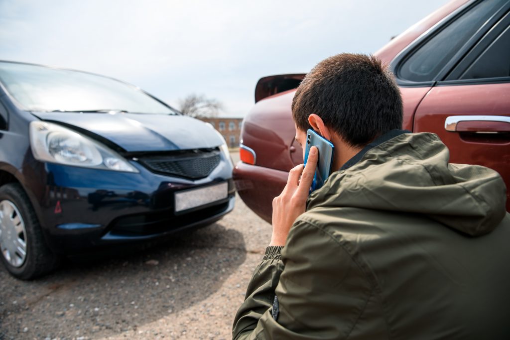 In a Car Accident - Calling a Lawyer