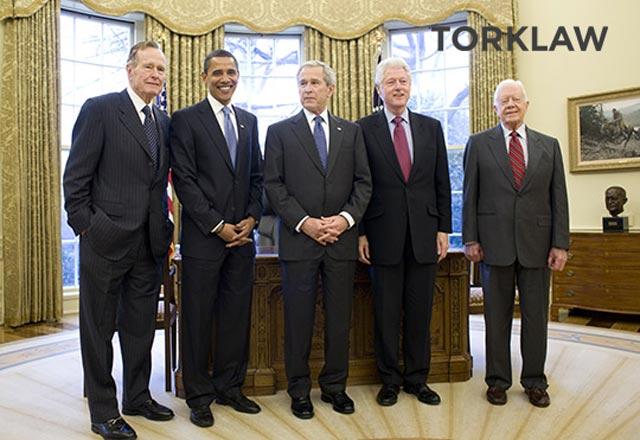 Presidents' Day - 5 living US Presidents 2009