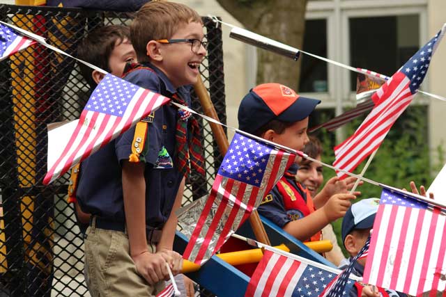 Boy Scouts on Memorial Day