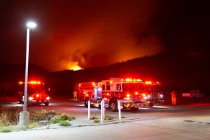 Eleven People Injured In Panorama City Apartment Fire