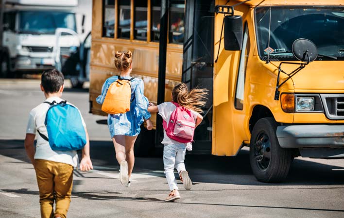 back to school safety - school bus