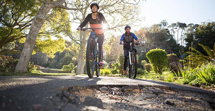 bicycle accident cause - dangerous roads