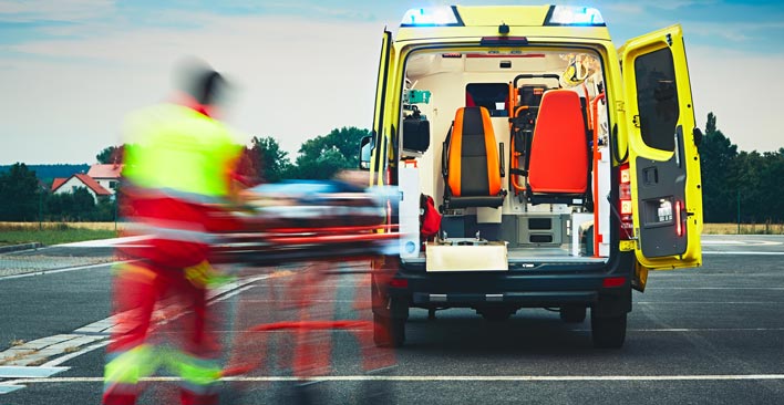 common car accident injuries - EMT