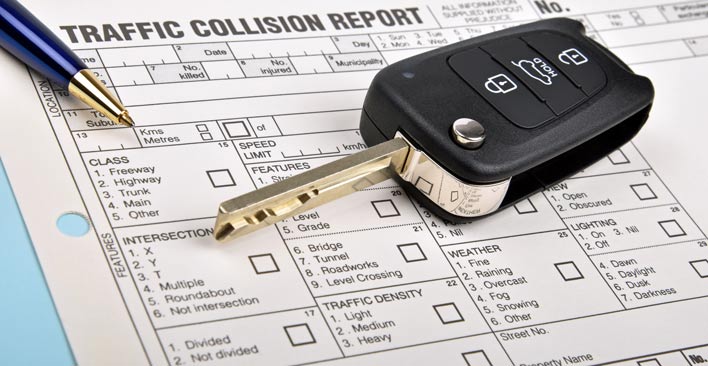 file a police report - traffic collision report