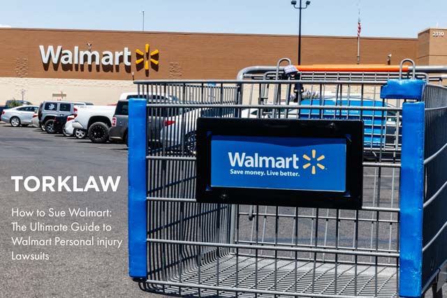 how to sue Walmart - parking lot injuries