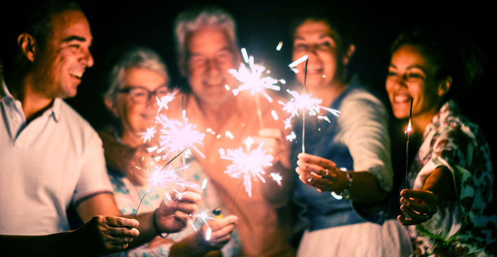 fourth of july sparklers