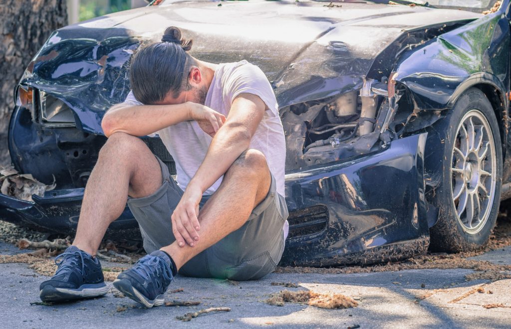 Man overwhelmed after hit and run accident