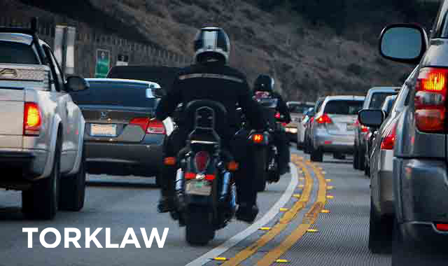motorcycle safety - lane-splitting is legal in California