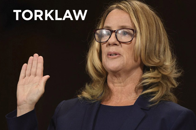 sexual assault #metoo - Dr. Christine Blasey Ford