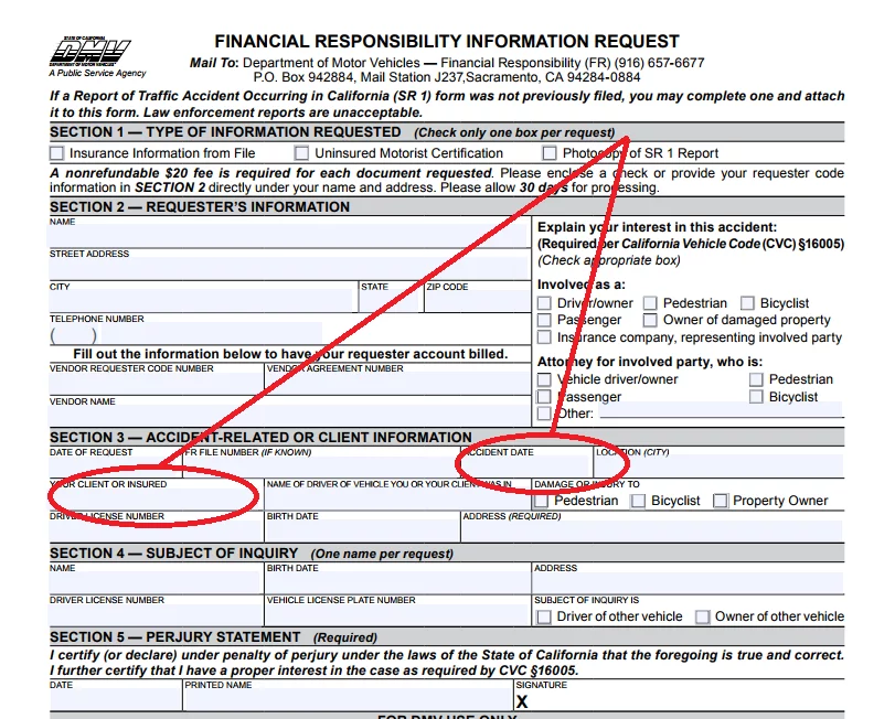 SR19C Form Explanation