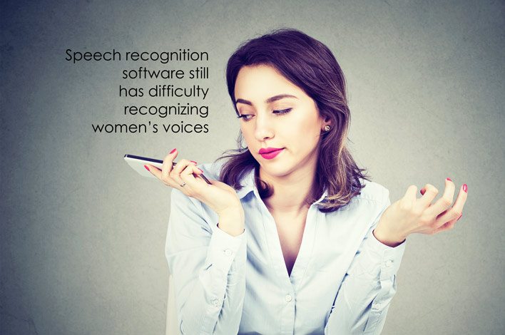 Voice recogition does not recognize women