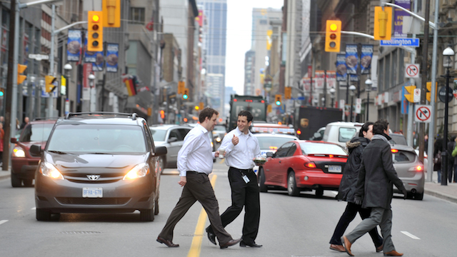 jaywalking